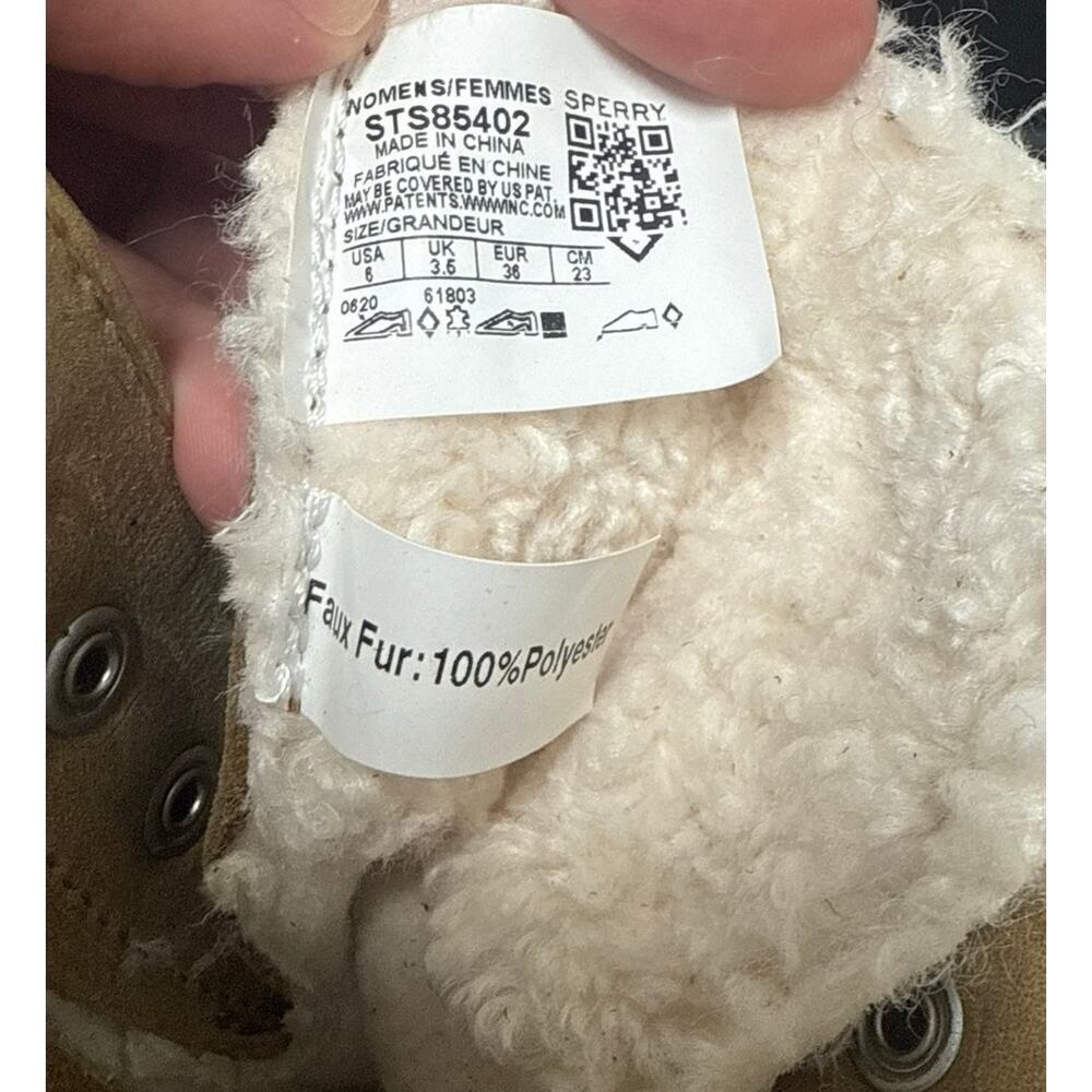 Sperry Saltwater Duck Boots Faux Fur Lined Waterproof Boots - Picture 4 of 6